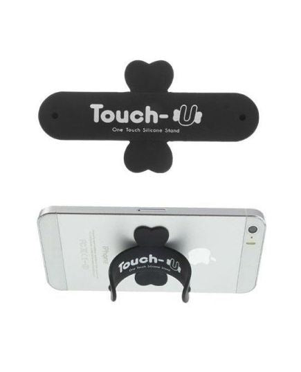 TOUCH-U - Silicone holder for smartphone - Black