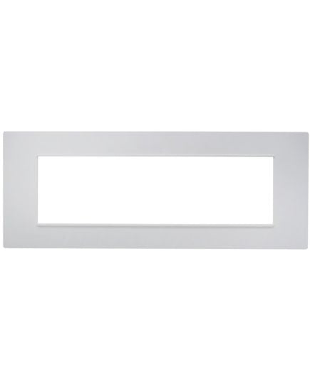 Vimar Plana compatible 7-place white Soft Touch cover plate