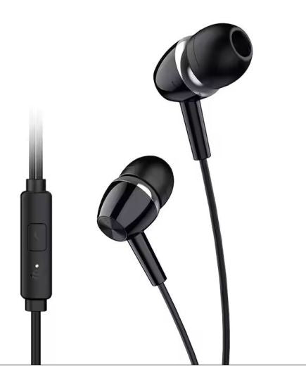 Headphones with microphone 1.2m 3.5mm audio jack black KSC-659