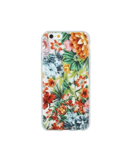 Cover for Samsung Galaxy S8 in TPU silicone Slim Design Flowers