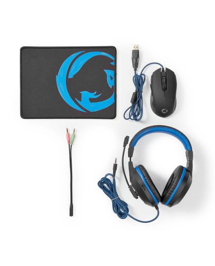 3-in-1 Combined Gaming Kit Headphones, Mouse and Mouse Pad