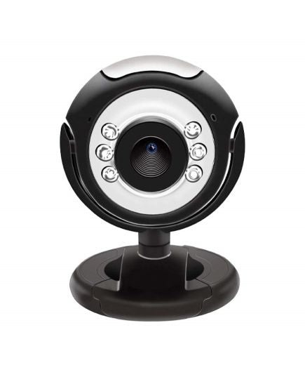 2MP Webcam with Microphone and USB LED 30FPS PC Plug & Play Smart Working Webinar