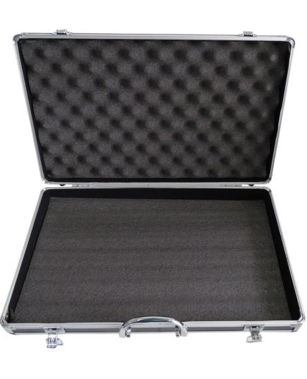 Suitcase - Flight Case for microphones black / silver - 45x27.5x8cm
