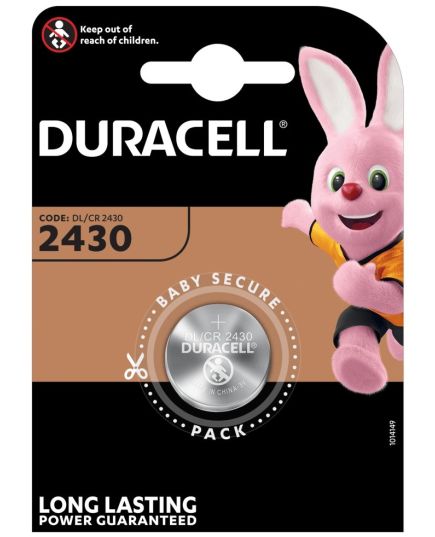 3V CR2430 Duracell lithium button battery