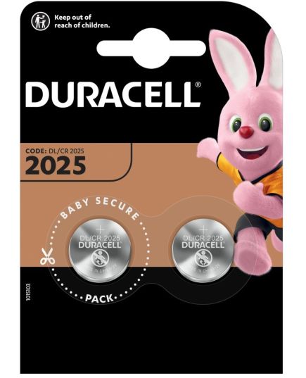 3V CR2025 Duracell lithium button battery