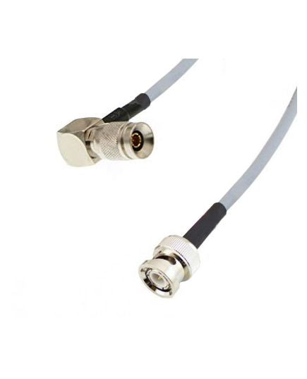 Mini BNC male cable 90 degrees - BNC male - 60 cm