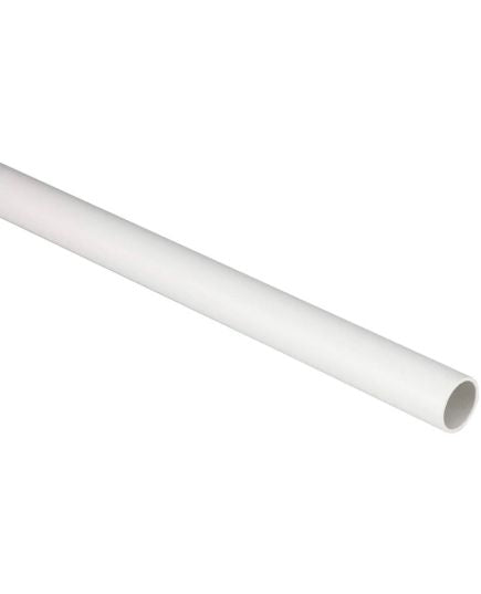 Rigid white PVC pipe 20mm(1.1mm) 2m - pack of 100